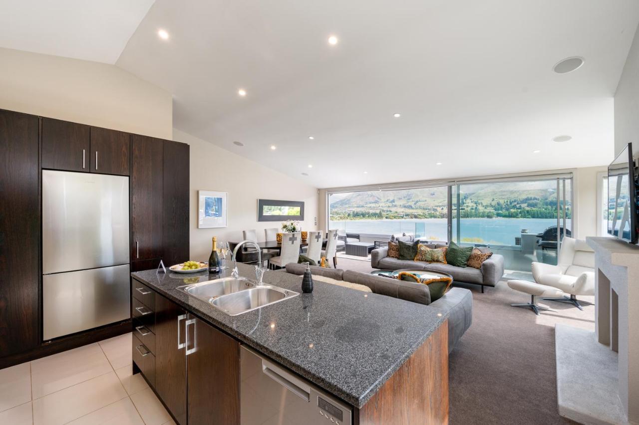 Luxury Lakeview Vista Apartment Wanaka Eksteriør bilde