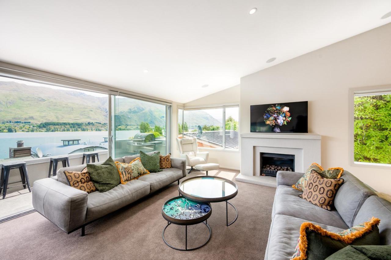 Luxury Lakeview Vista Apartment Wanaka Eksteriør bilde