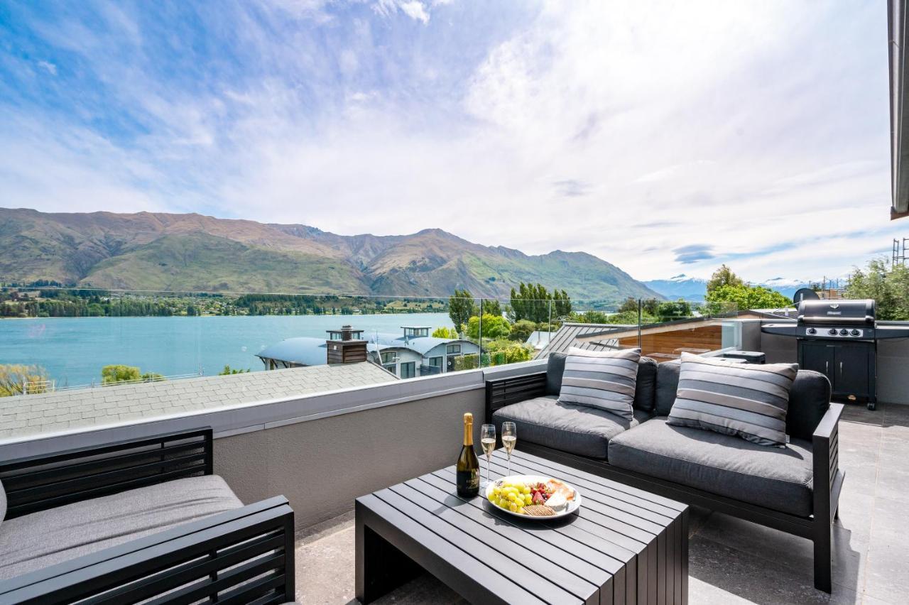Luxury Lakeview Vista Apartment Wanaka Eksteriør bilde