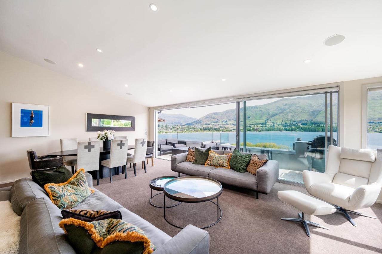 Luxury Lakeview Vista Apartment Wanaka Eksteriør bilde